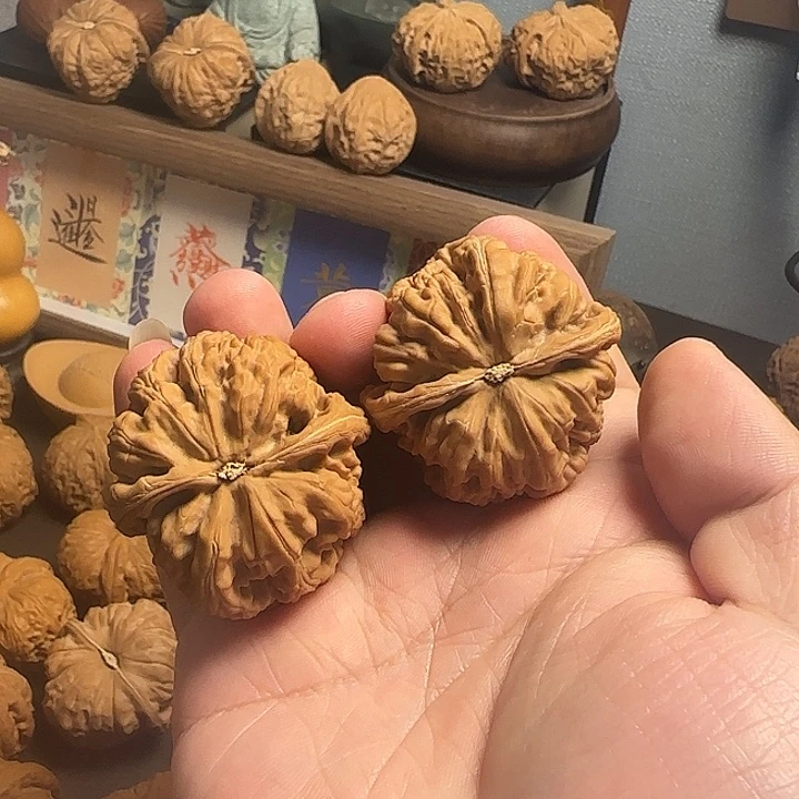 吊坠文玩核桃41福利练手粗筋核桃