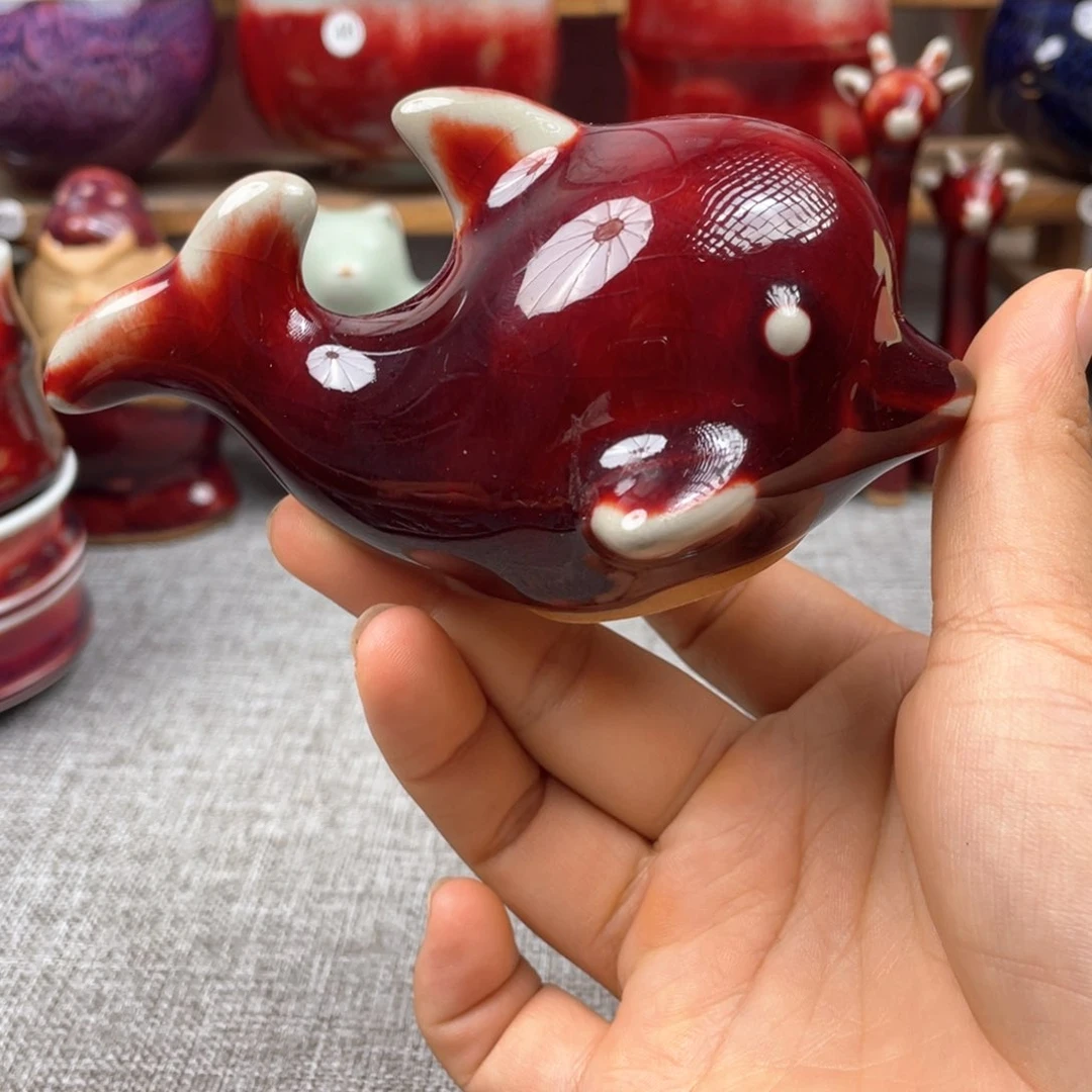 瓷片钧瓷茶宠…………