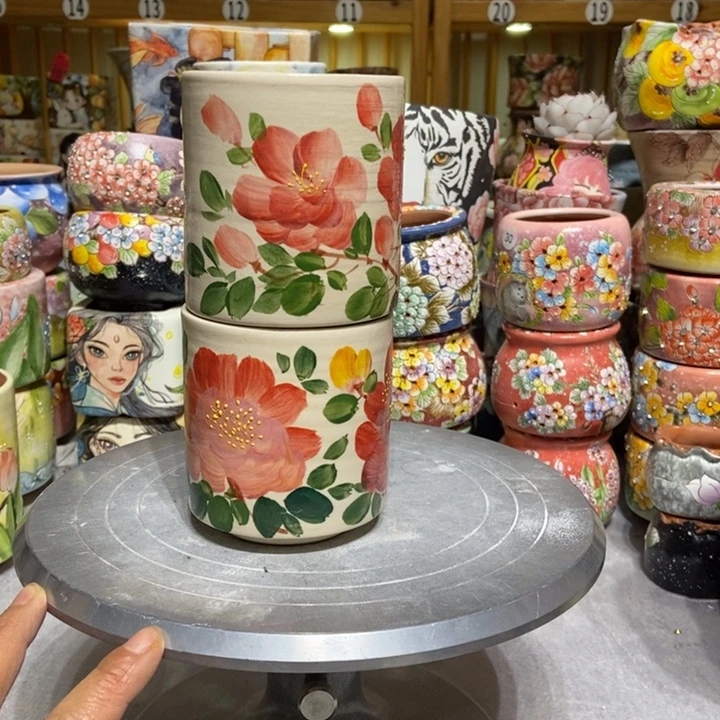景德镇艺术手绘作品