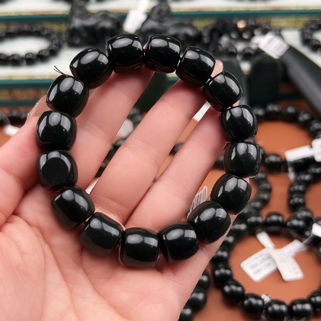 平***哥和田玉未镶嵌手串