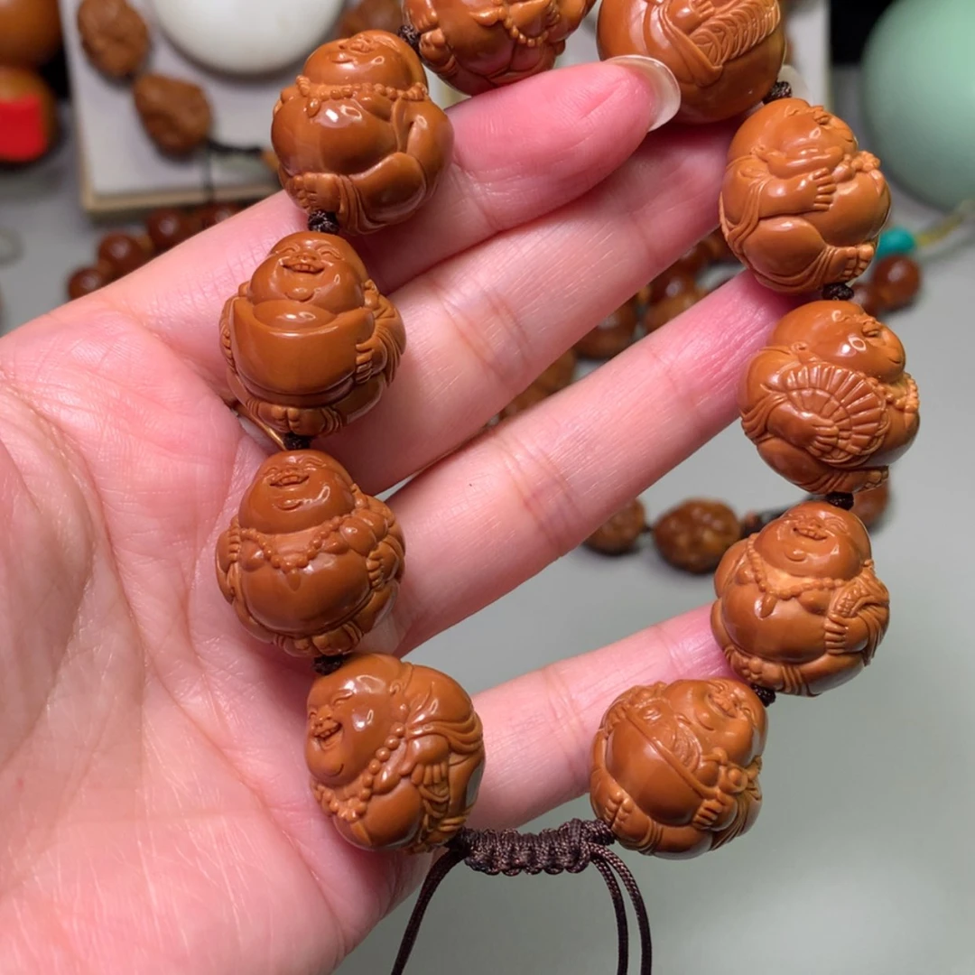 【闪购商品】手串/手链橄榄核橄榄核手串弥勒佛