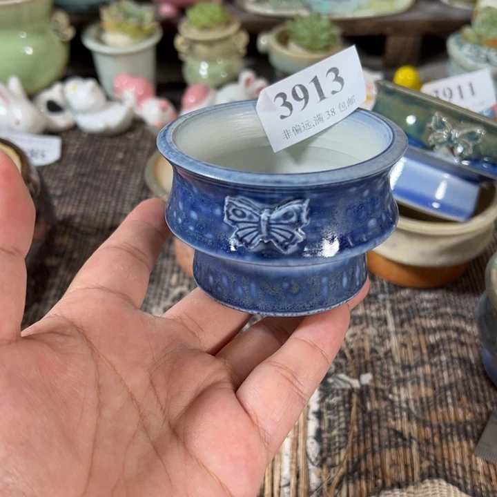 口6 手工花盆满30包邮
