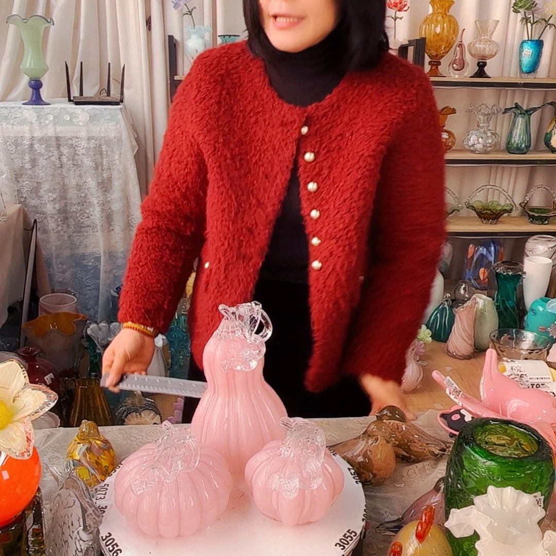 一套3个家悦琉璃工艺品