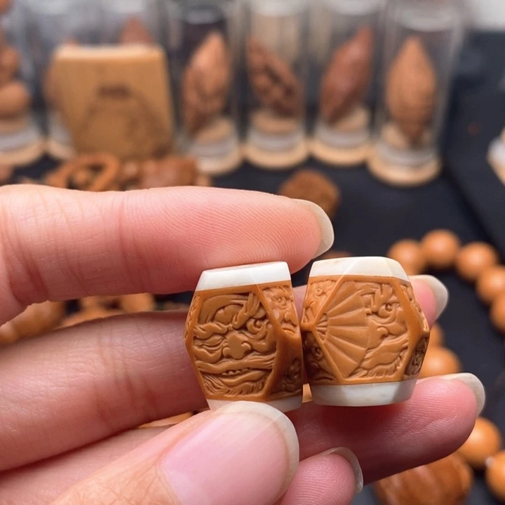 命***点橄榄核吊坠九面钟馗2