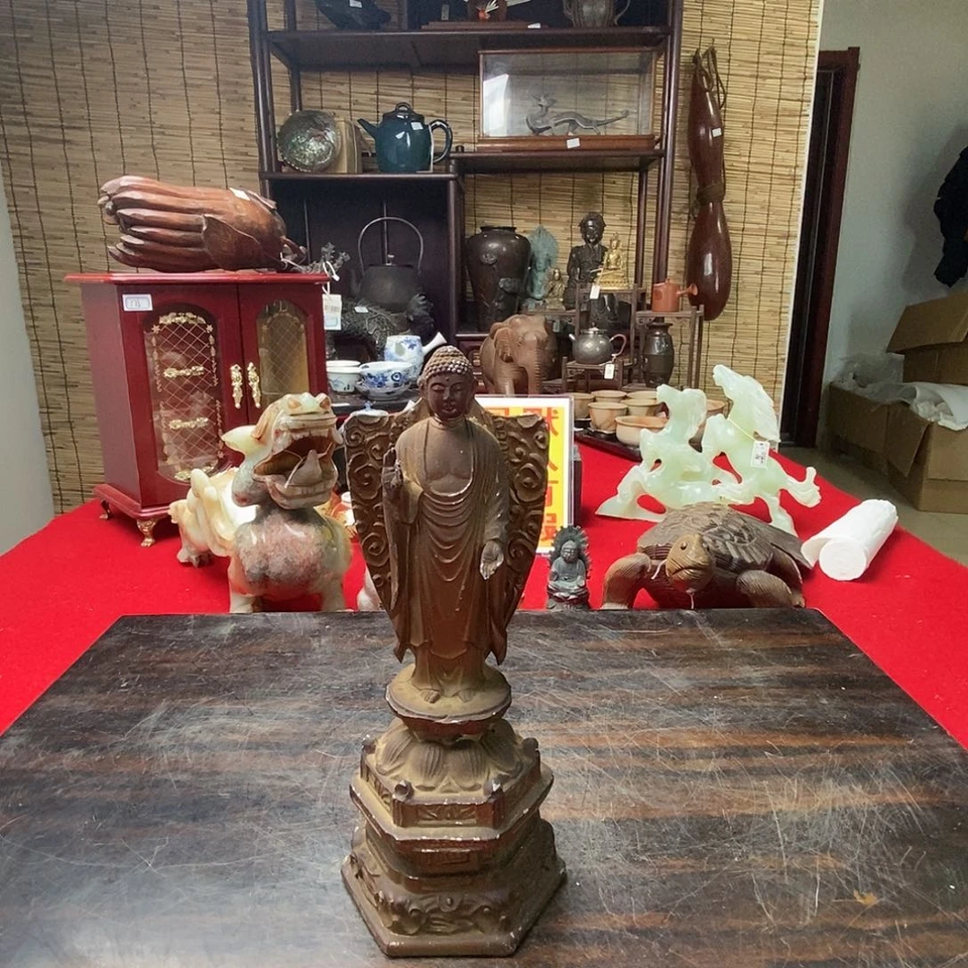 铜制佛摆件一客c4