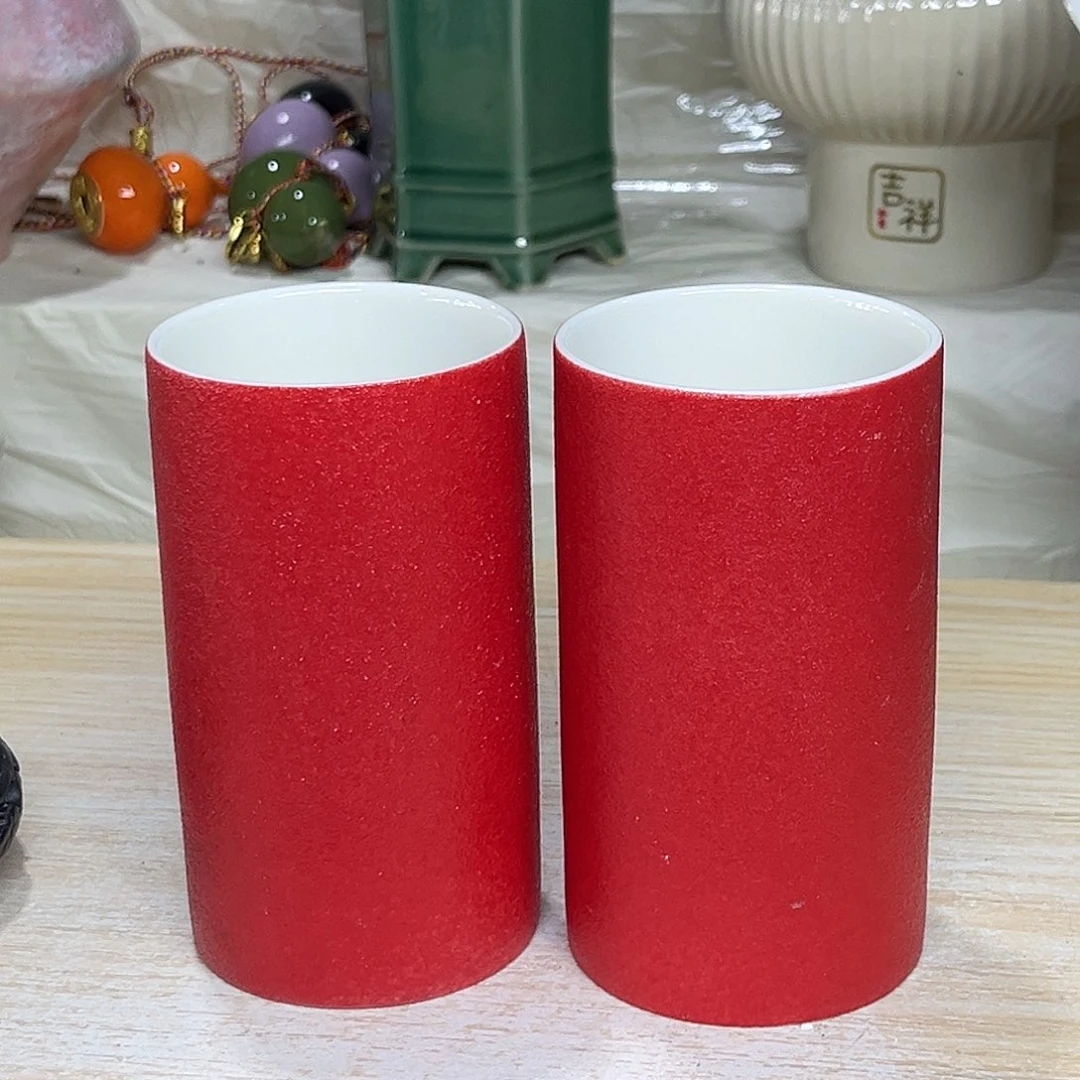 陶瓷绿植多肉微瑕花盆外口径：6.5*12无孔