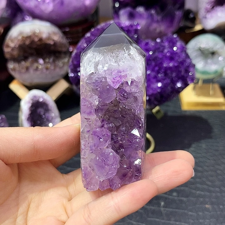 未镶嵌珠宝半成品紫晶