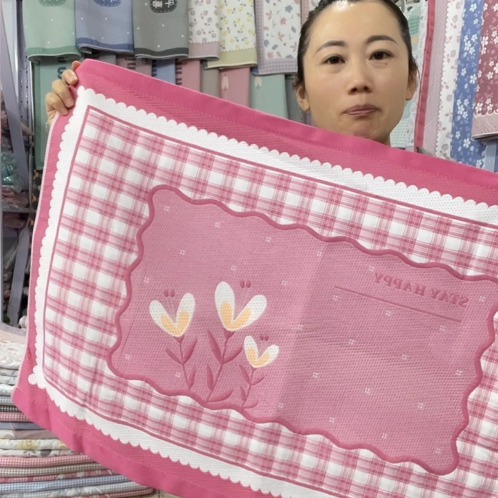 棉特价促销粉色三朵花