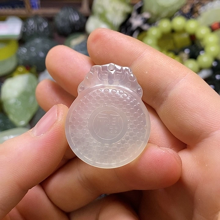 岫玉未镶嵌岫玉颈饰