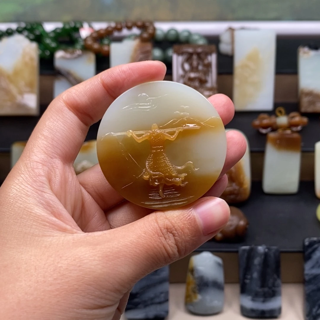 未镶嵌和田玉挂件