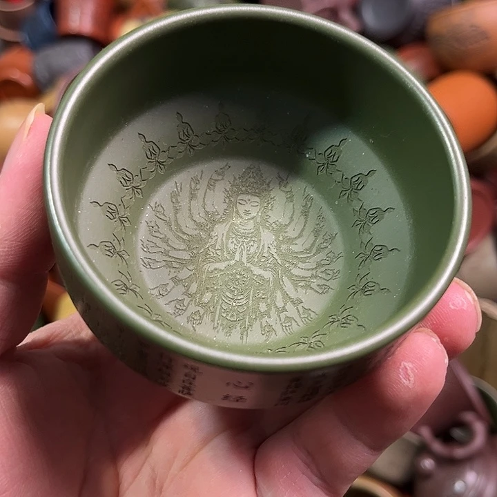 紫砂茶杯全手工紫砂主人杯