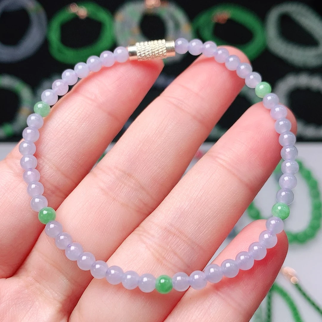 未镶嵌手链翡翠翡翠