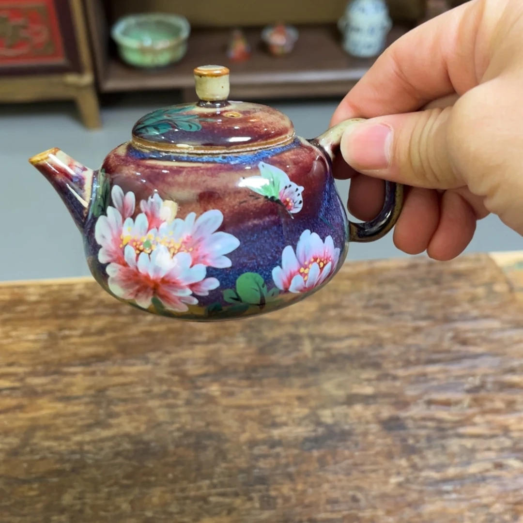 柴烧手工手绘陶瓷