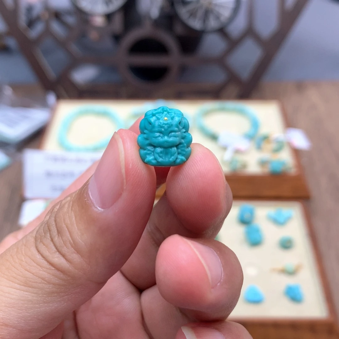 绿松石未镶嵌6小*抓配饰