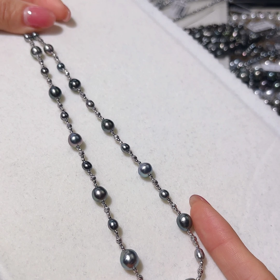 海水珍珠颈饰18K金镶嵌