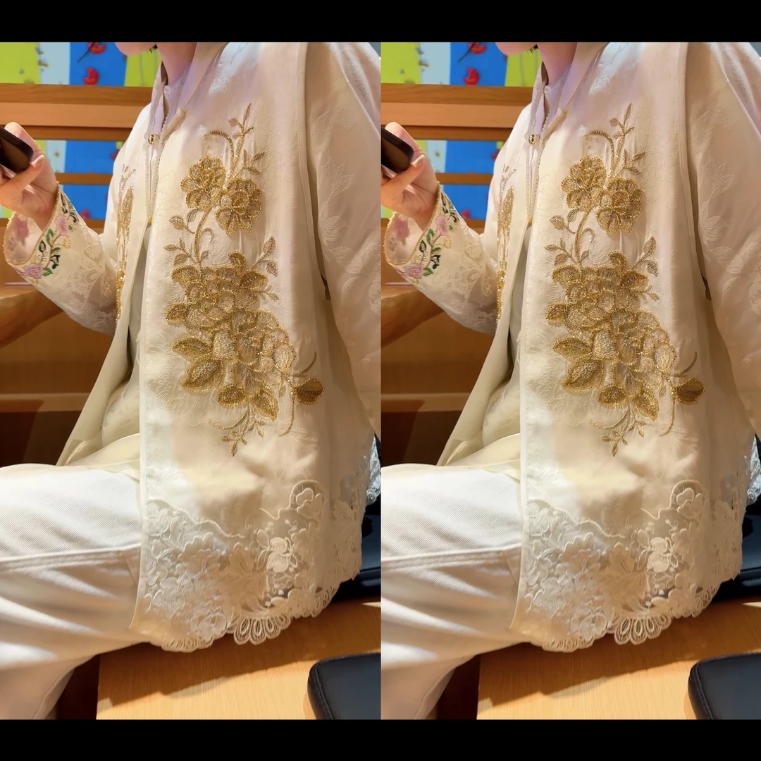 白金琉璃瓦！重工钉珠新中式马甲！GZ5439