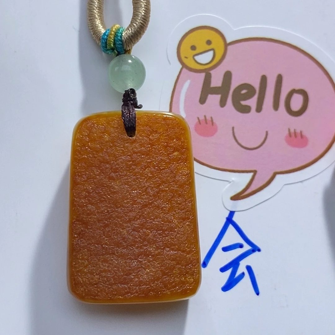 定制琥珀未镶嵌蜜蜡吊坠