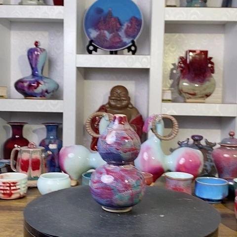 摆件禹州神后钧瓷原产地~