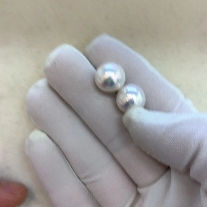 淡水珍珠耳饰未镶嵌定制