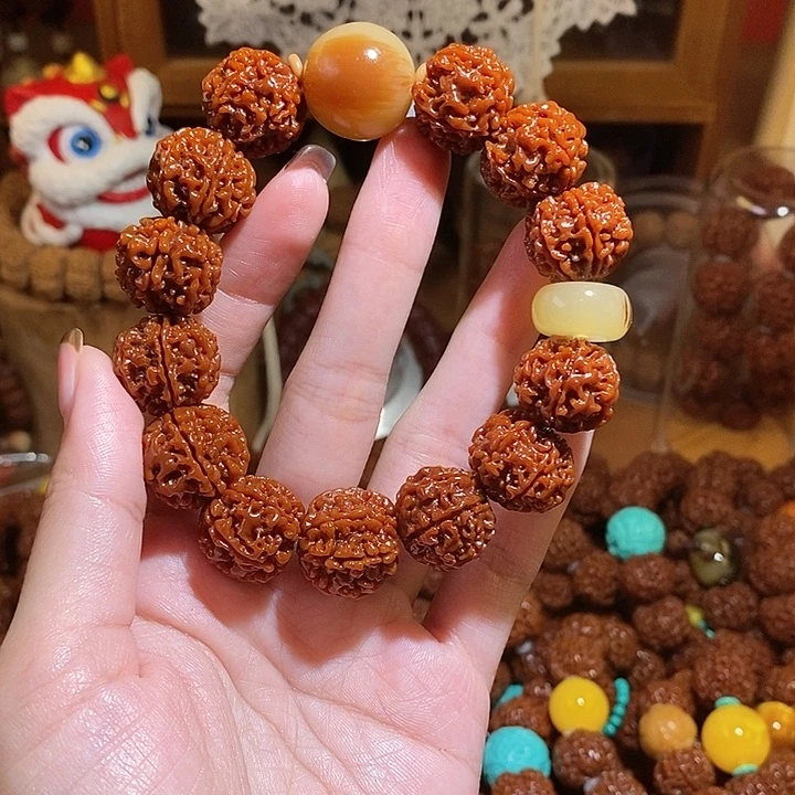 手串金刚菩提196玉华yjm➕平安扣