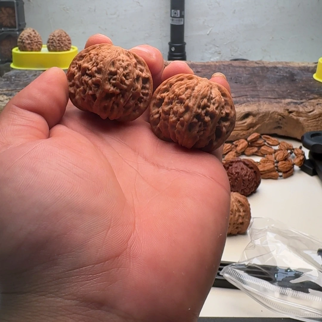 ****棋把件文玩核桃43磨盘 正磨