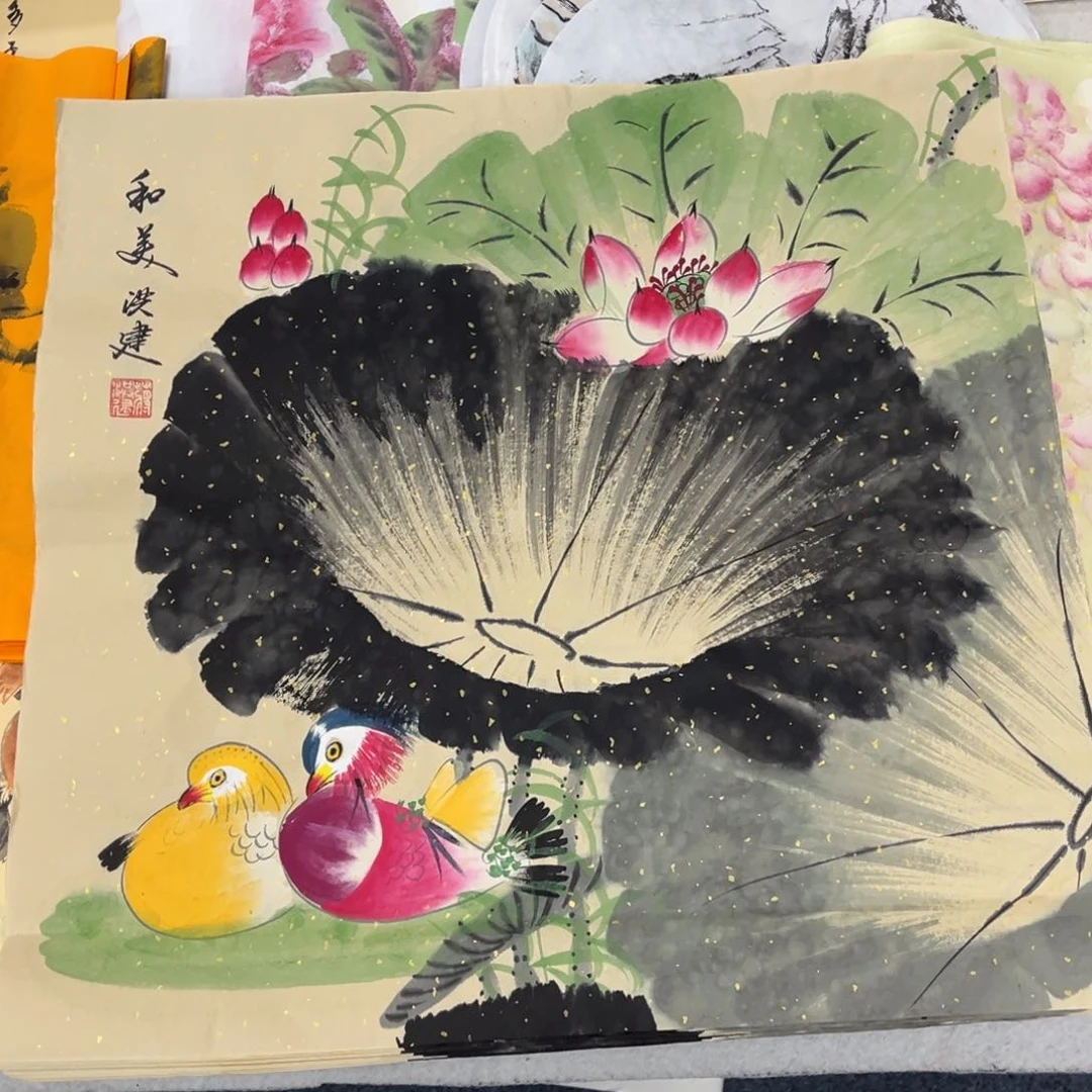 国画纯手绘字画国画作品欣赏