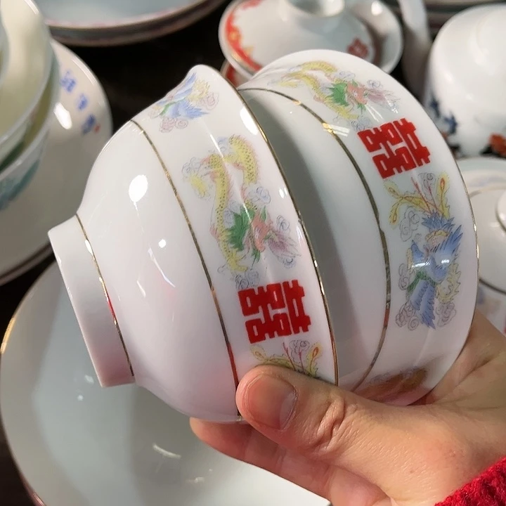 瓷片直径12.5厘米,发2个