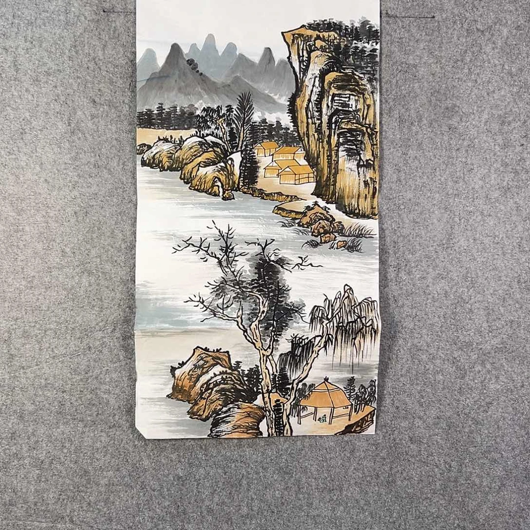 国画486 牡丹等植物生长于这里