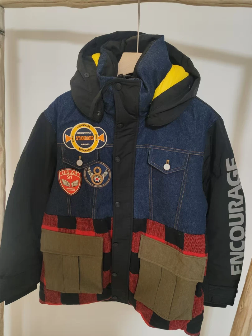 【冯漂亮甄选】A525时尚潮流休闲百搭男士个性羽绒服