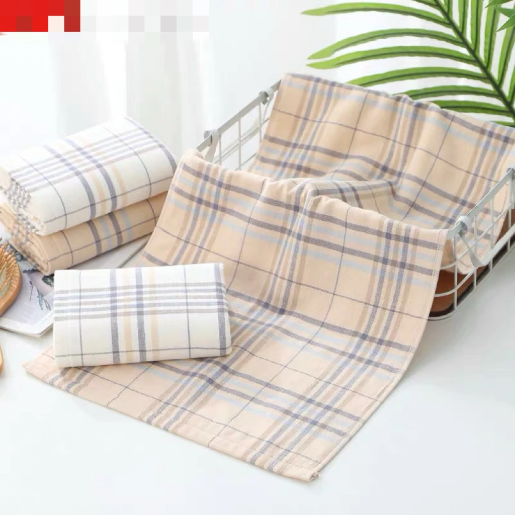 纯棉布艺成人毛巾默认剪标