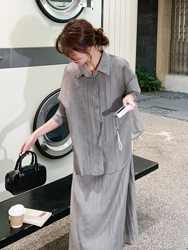 简约休闲风简约通勤时尚套装连衣裙时尚嘻哈风复古风