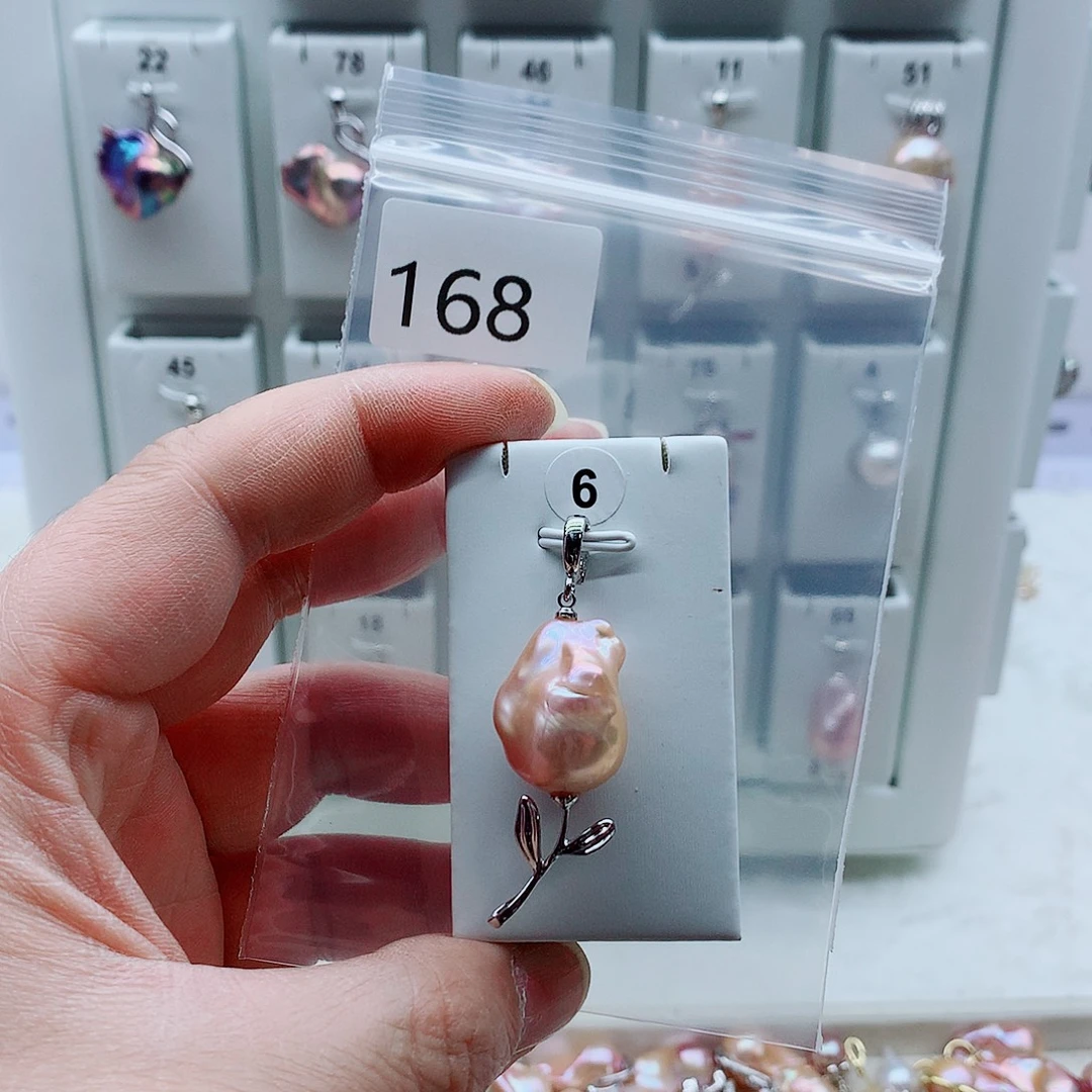 吊坠(不含链)合金淡水珍珠