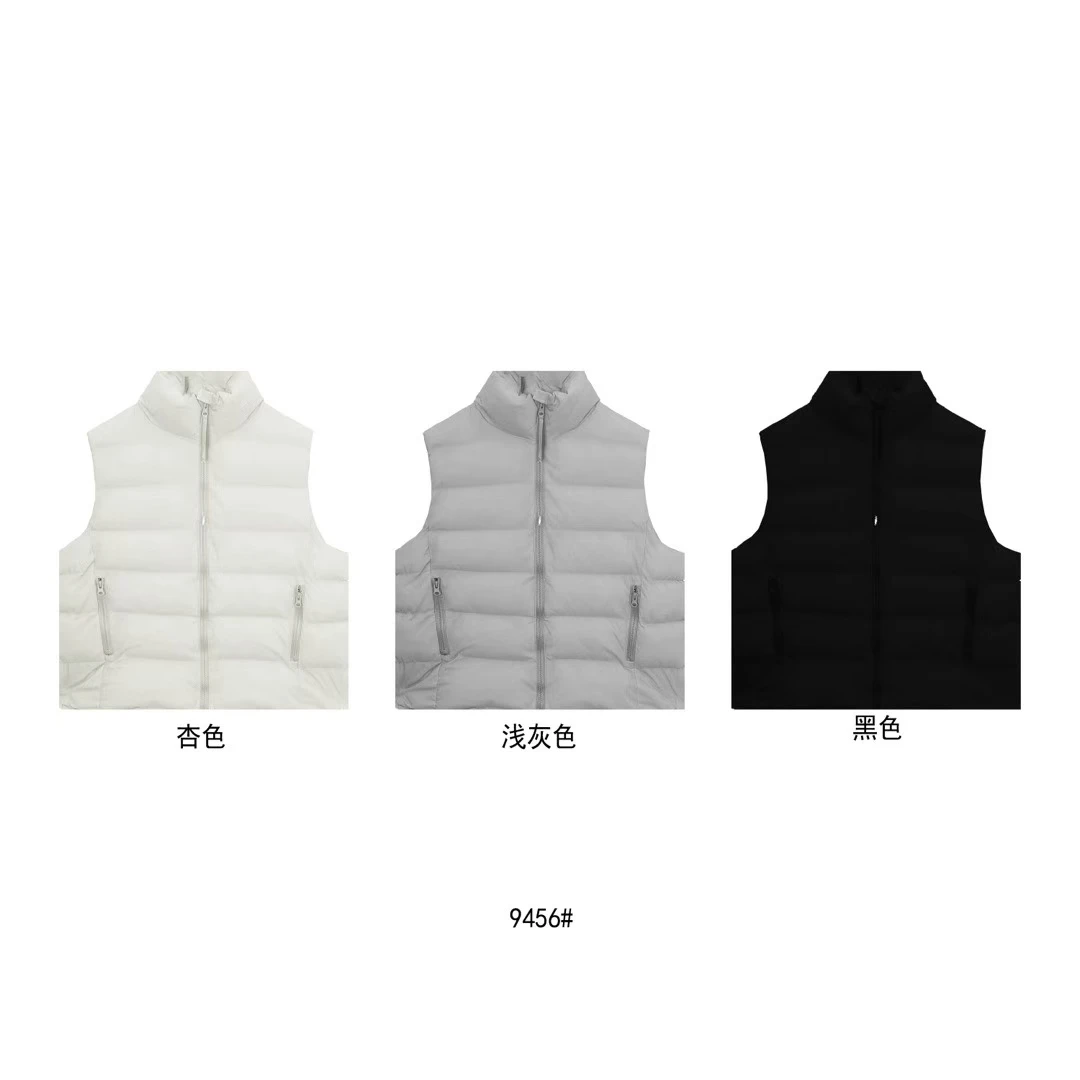 鑫燃Kiki 立领排骨款棉马甲  9456 MSL