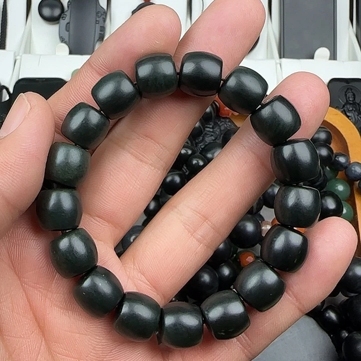 和田玉（青玉）颈饰未镶嵌福利卡12