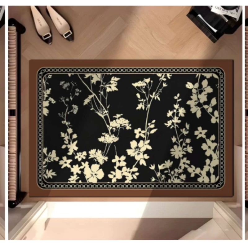 A06-2【60*90】欧式复古风地毯浴室玄关入户地垫