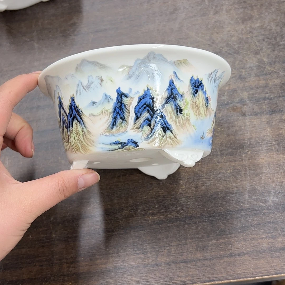 紫砂花盆450号瑕疵15/7.5cm