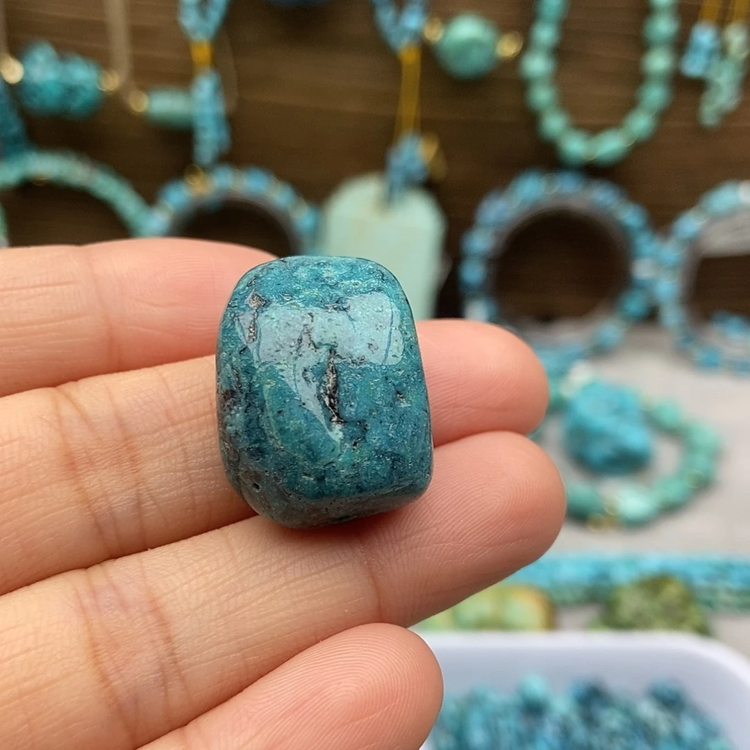 绿松石未镶嵌随行吊坠