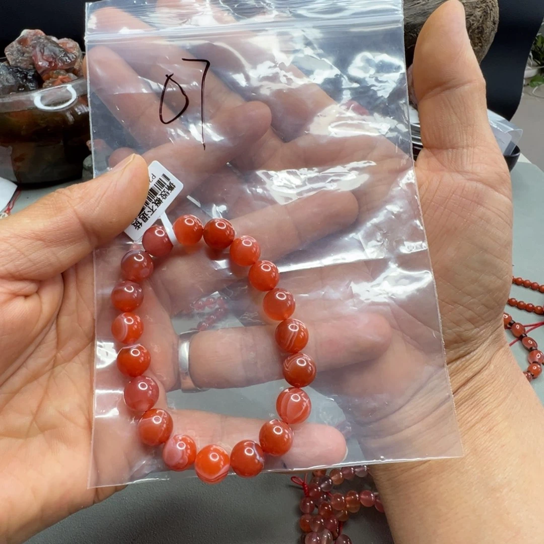 南红玛瑙手串未镶嵌07
