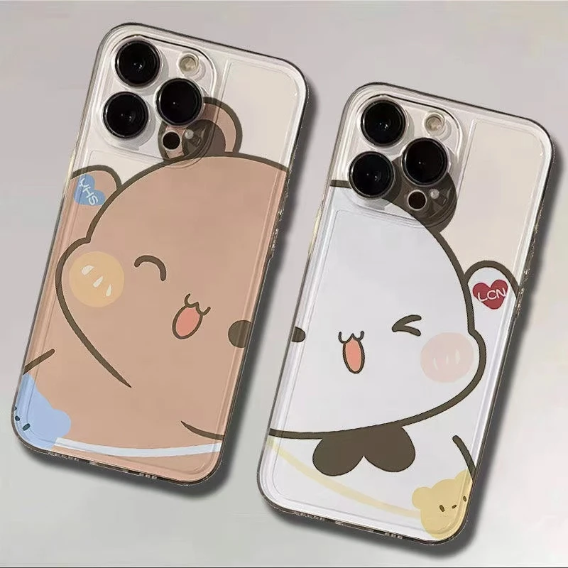 一二布布可爱适用苹果16手机壳iPhone15/14/透明华为小米OPPOVIVO