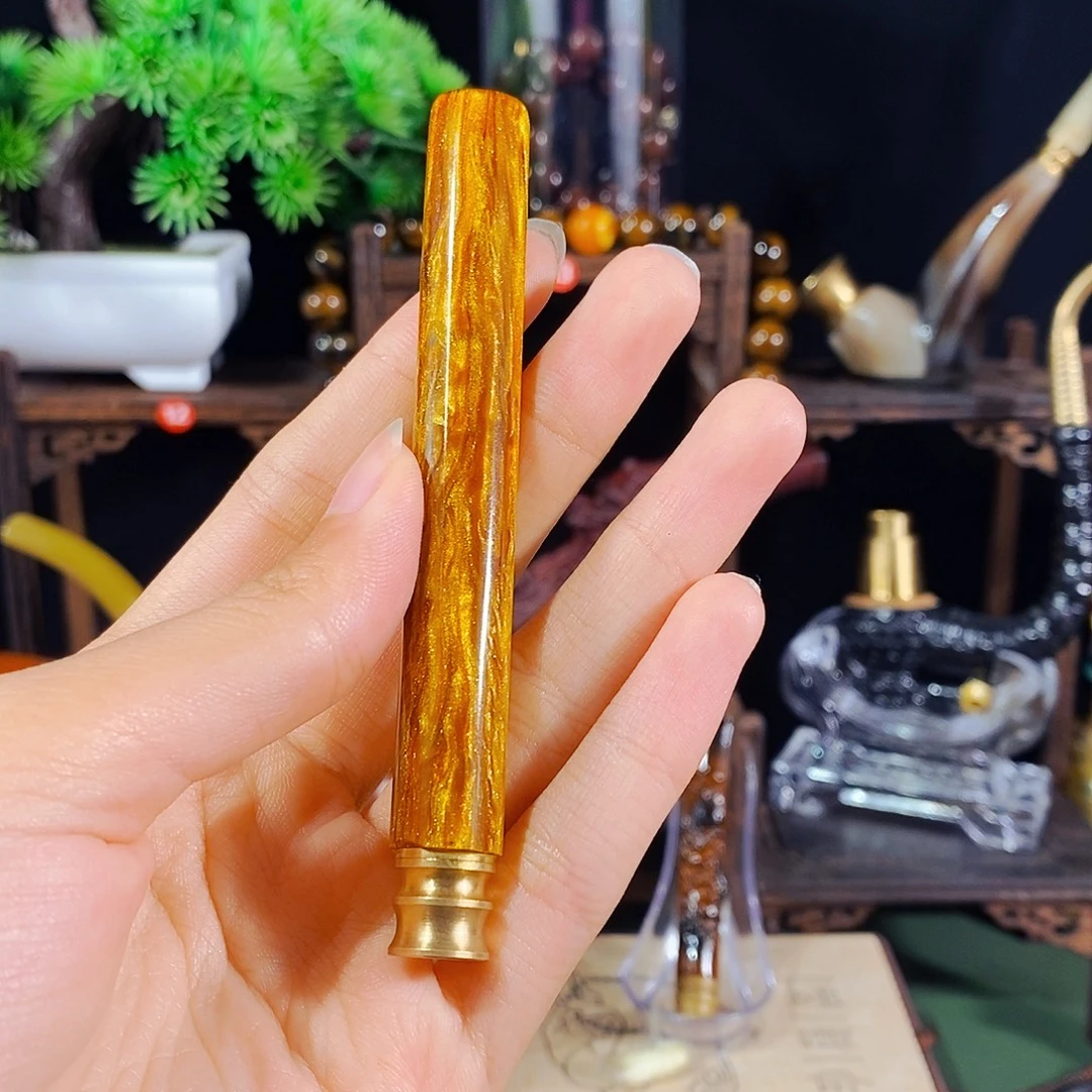 高端定制金丝楠烟嘴