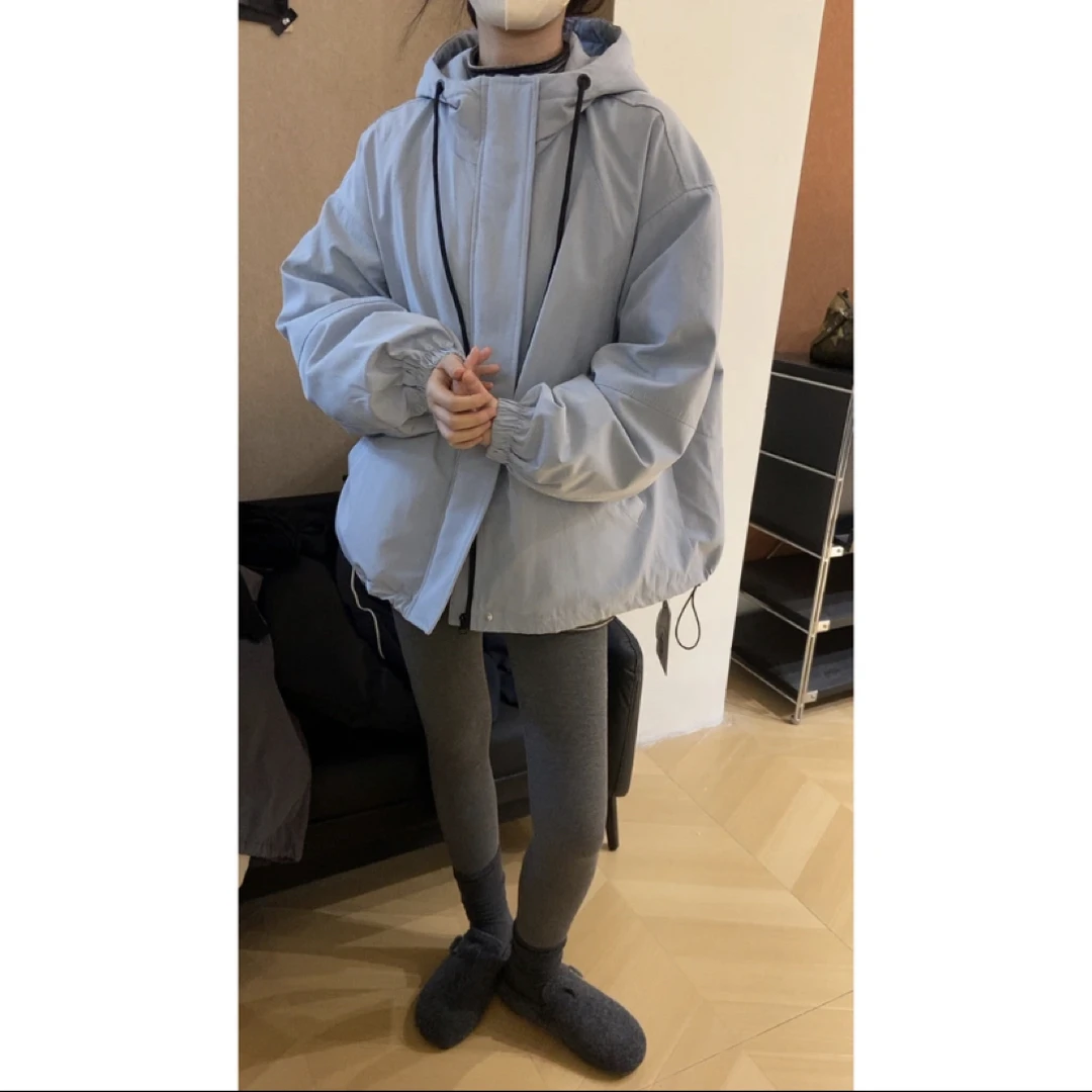 欧尼【休闲冲锋衣式羽绒】冬季新款休闲冲锋衣式羽绒