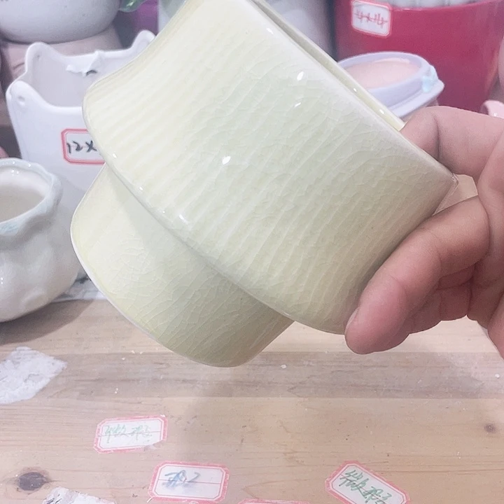 满12包邮陶瓷花盆微瑕