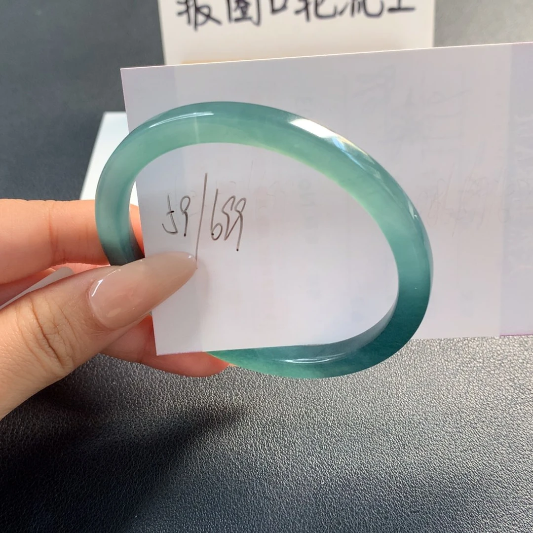 翡翠未镶嵌手镯天然翡翠