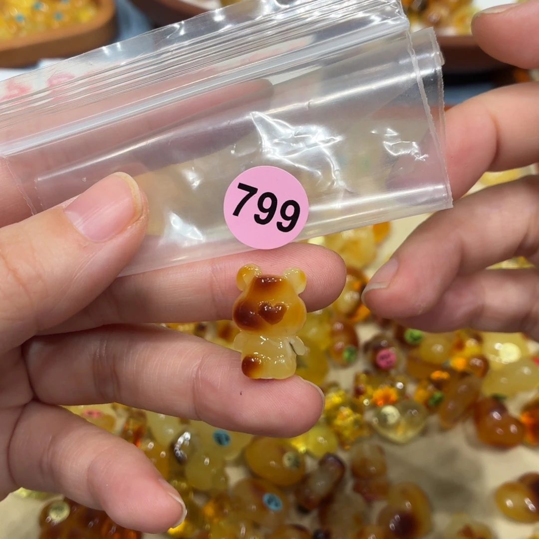 琥珀未镶嵌珠宝奇石