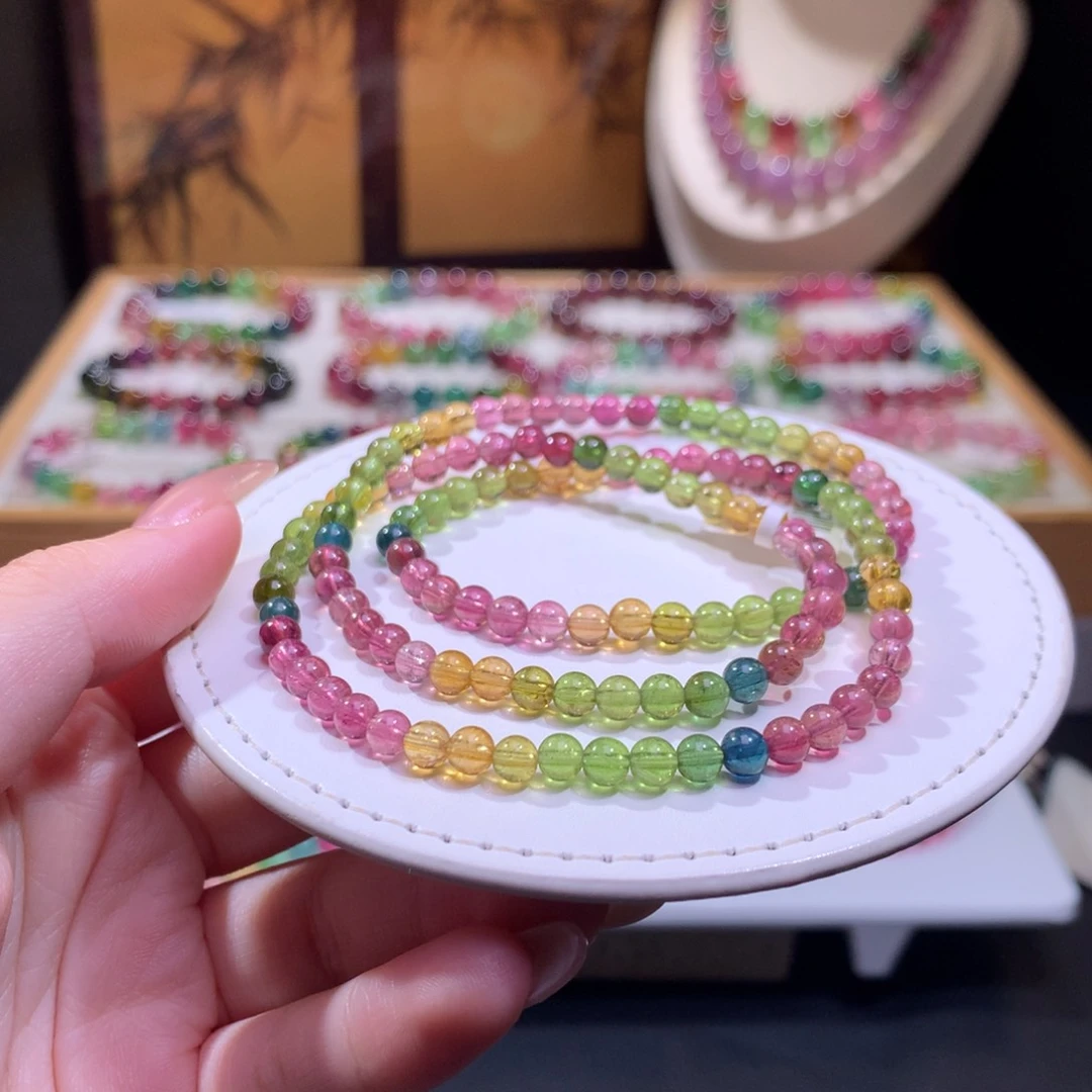 未镶嵌手链碧玺碧玺