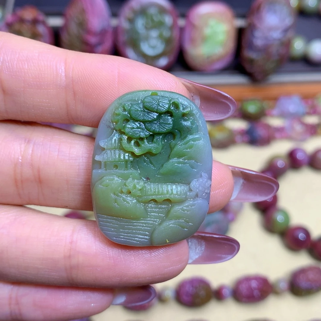 玛瑙挂件未镶嵌盐源定制