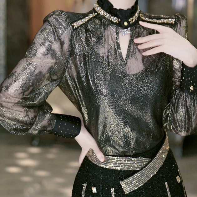 11-17【灿若繁星】重工时尚气质百搭上衣