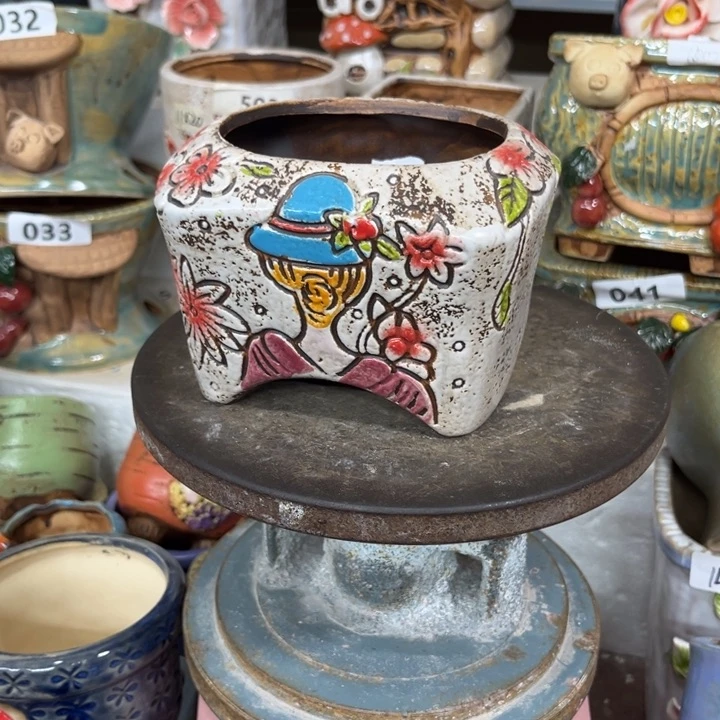 紫砂花盆粗陶材质多肉花盆