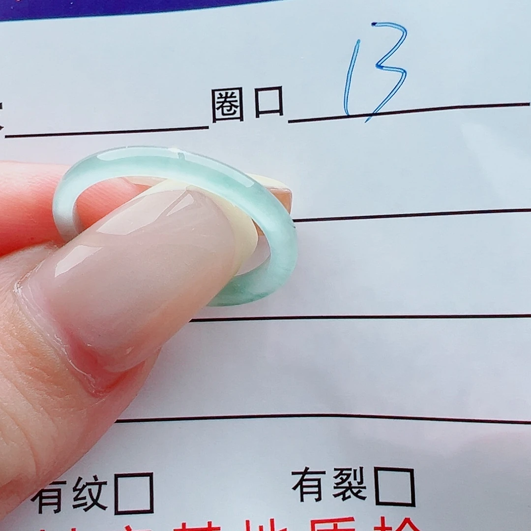 未镶嵌戒指翡翠岩****）戒圈