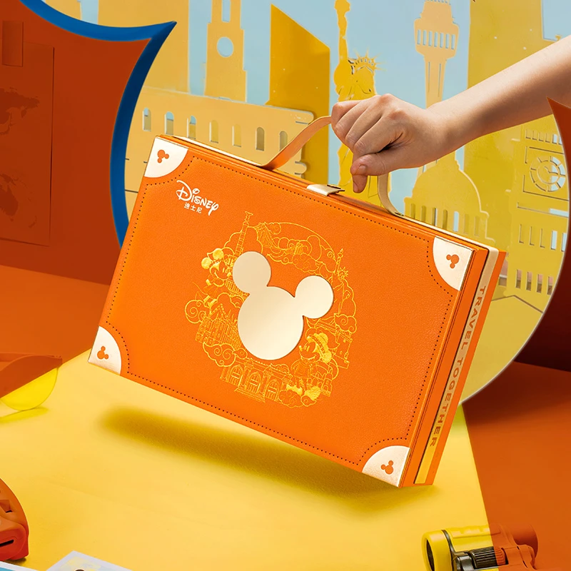 Disney/迪士尼快乐奇旅中秋广式流心奶黄月饼礼盒送客户朋友礼物
